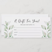 Eenvoudige botanische Waterverf laat zwart over (Voorkant)