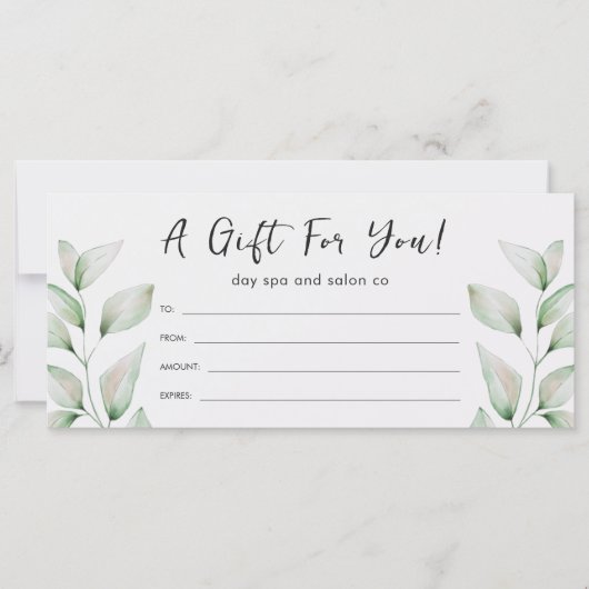 Eenvoudige botanische Waterverf laat zwart over (Voorkant)