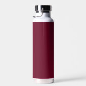 Eenvoudige Bourgogne naam Elegant Script Modern Waterfles (Rechts)