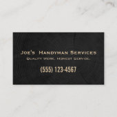 Eenvoudige bouw Handyman Aannemer Renovatie Visitekaartje (Voorkant)