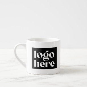 Eenvoudige Branded Business Grote Logo Espresso Mo Kop
