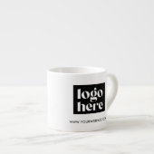 Eenvoudige Branded Business Logo Espresso Mok (Voorkant rechts)