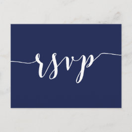 Eenvoudige Briefkaarten van de Navy Blue Wedding R