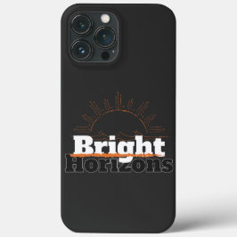 Eenvoudige Bright Horizons iPhone 13 Pro Max Hoesj Case-Mate iPhone Case
