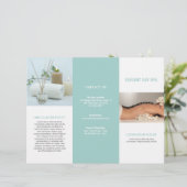 Eenvoudige brochure van Aqua Elegant Spa (Staand voorkant)