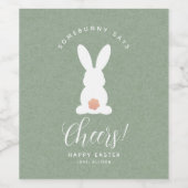 Eenvoudige broodrooster aangepast wijn etiket (Enkel label)