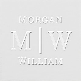 Eenvoudige Bruid Bruidegom Trouwen 2 Beginletters 