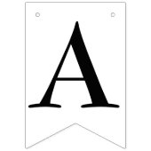 Eenvoudige Bruid en Bruidegom Elegante Trouw Vlaggetjes (Tweede vlag)