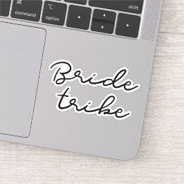 Eenvoudige Bruid Stam Sticker