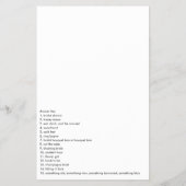 Eenvoudige bruids emoji antwoorden inbegrepen pict flyer (Achterkant)