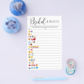 Eenvoudige bruids emoji antwoorden inbegrepen pict flyer (Enkel)