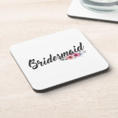 Eenvoudige bruidsbruiddagalligrafie | ONDERZETTER (Linkerzijde)