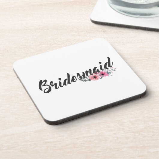 Eenvoudige bruidsbruiddagalligrafie | ONDERZETTER (Linkerzijde)