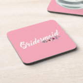 Eenvoudige bruidsbruiddagalligrafie | ONDERZETTER (Linkerzijde)