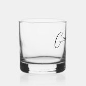Eenvoudige Bruidsjonker Aanpasbaar Bachelorfeest Whisky Glas (Rechts)