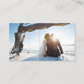 Eenvoudige bruiloft foto plaats kaart plaatskaartje (Achterkant)