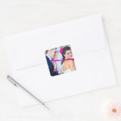 Eenvoudige bruiloft foto Sticker (Envelop)