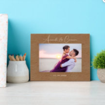 Eenvoudige bruiloft Monogram Laser geëtst Afbeeldi