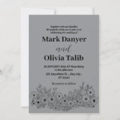 Eenvoudige bruiloft uitnodiging (Voorkant)