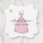 Eenvoudige bruiloft van Elegant Hartelijk dank Bedankjes Labels (Voorkant)