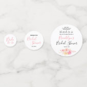 Eenvoudige Bruiloftsborrel met Bloemen Confetti (Voorkanten)