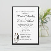 Eenvoudige bruinbruidjes en bruinbruidjes kaart (Staand voorkant)