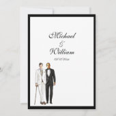 Eenvoudige bruinbruidjes en bruinbruidjes kaart (Achterkant)