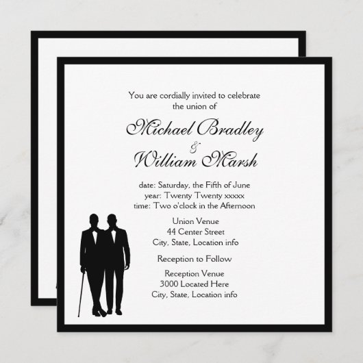 Eenvoudige bruinbruidjes en bruinbruidjes kaart (Voorkant / Achterkant)