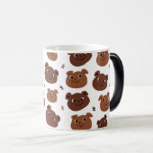 Eenvoudige Bruine Beren Mok (Voorkant rechts)