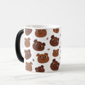 Eenvoudige Bruine Beren Mok (Voorkant links)