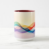 Eenvoudige bruine moderne koffie mok (Midden)