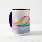 Eenvoudige bruine moderne koffie mok (Voorkant links)