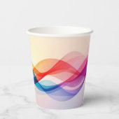 Eenvoudige bruine moderne koffie papieren bekers (Achterkant)