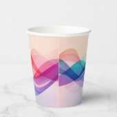 Eenvoudige bruine moderne koffie papieren bekers (Rechts)