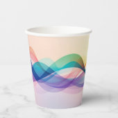 Eenvoudige bruine moderne koffie papieren bekers (Voorkant)