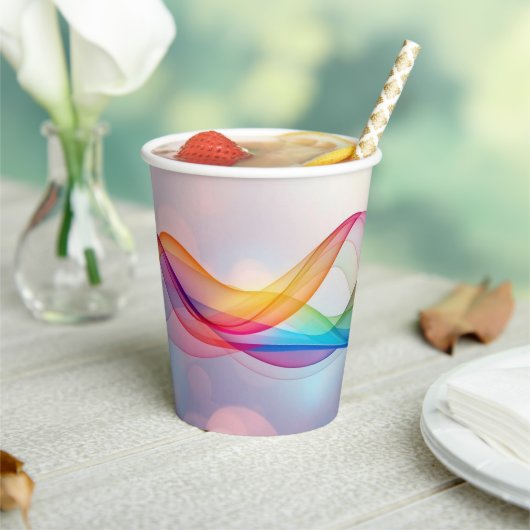 Eenvoudige bruine moderne koffie papieren bekers (Insitu)