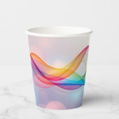 Eenvoudige bruine moderne koffie papieren bekers (Voorkant)