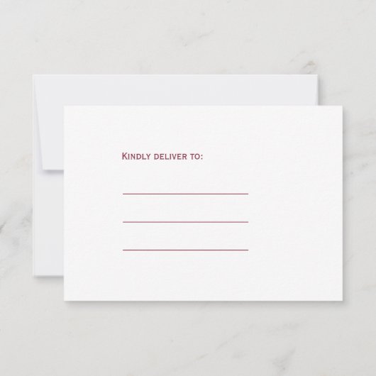 Eenvoudige bruine witte 3 fotocollage bruiloft save the date (Achterkant)