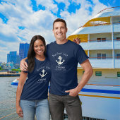 Eenvoudige Bucket List Blue Personalize T-Shirt