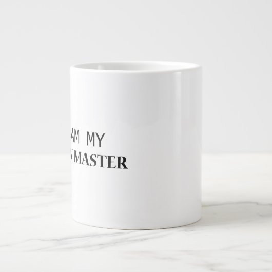 Eenvoudige buddy – Casual alledaagse stijl Grote Koffiekop (Voorkant)