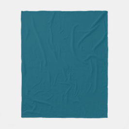Eenvoudige Budget Effen Kleur Turkoois Fleece Deken