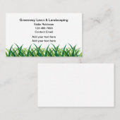 Eenvoudige budget gazon landschapsarchitectuur Vis Visitekaartje (Voorkant / Achterkant)