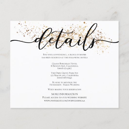 Eenvoudige BUDGET INFORMATIEKAART. Folder (Voorkant)