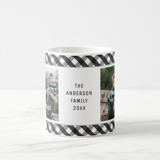 Eenvoudige buffelcontrole foto-inkuilfamilie koffiemok (Center)