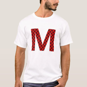 Eenvoudige buffelhoofdletter M Buffalo Plai T-shirt