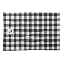 Eenvoudige buffelplaat zwart-wit zwart