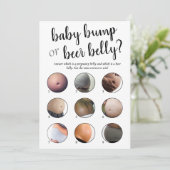 Eenvoudige Bump of Bier Buik | Black Script Game K Kaart (Staand voorkant)