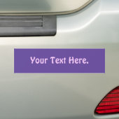 Eenvoudige Bumpersticker Sjabloon, Paarse 6600CC (Op auto)
