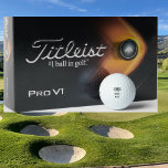 Eenvoudige bundel lettertype Best Man Monogram Tit Golfballen<br><div class="desc">Eenvoudig Bold Font monogram golfballen. Custom. Cadeau. Een paar. Bruiloft. Titleist Pro V1. Beste man.</div>