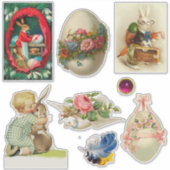 EENVOUDIGE BUNNEN, STROMEN, HONDEN EN EIEREN STICKER (Voorkant)